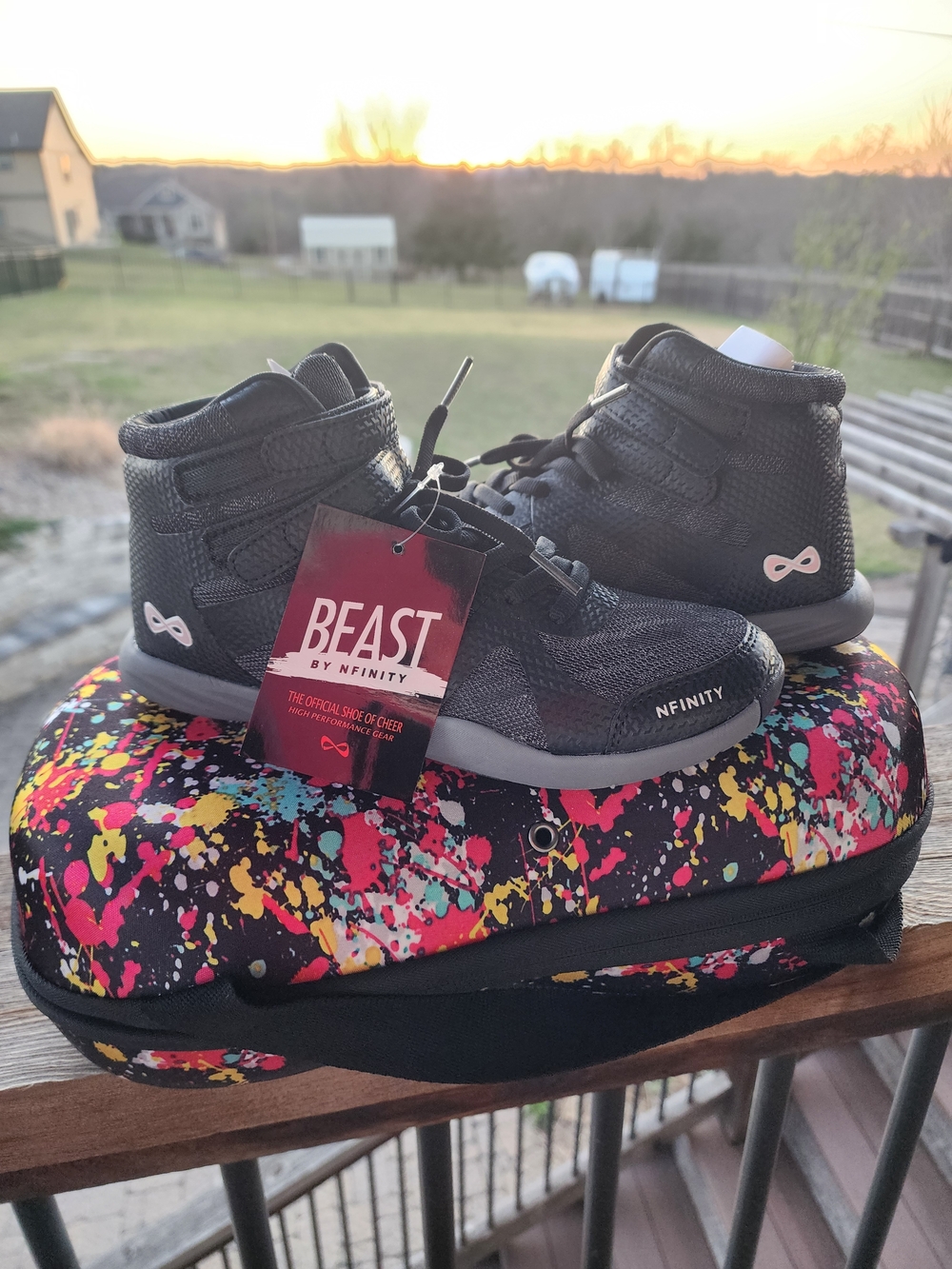 Beast by Nfinity Black Cheer Shoes